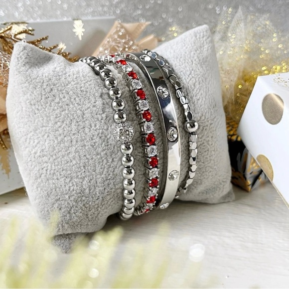 Park Lane Candy Cane Micro Impression Bracelet! BNIB!! - Picture 8 of 10